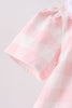 Pink Gingham Bloomer Set