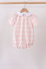Pink gingham button bubble