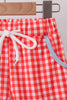 Blue Train Embroidered Set