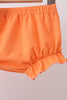 Coral Jesus Loves me Embroidered Floral Bloomer Set