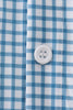 Blue Grid Dad Button Down Shirt