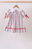 Red Apple Embroidered Dress