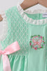 Green Butterfly Smocked Lace Bubble