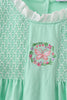 Green Butterfly Smocked Bloomer Set