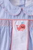 Blue Whale Smocked Seersucker Shorts Set