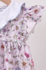 Purple Garden Ruffle Dress
