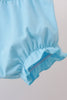 Blue Plaid Ruffle Bloomer Set