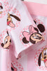 Pink character bamboo pajama set