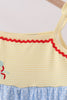 Blue Crab Applique Dress