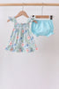 Floral Smocked Bloomer Set