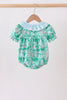 Green house floral Bow Bubble