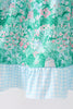 Green house floral Ruffle Dress