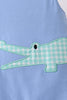 Blue Crocodile Applique Jon Jon