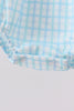 Blue Crocodile Embroidered Bubble