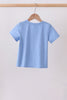 Blue Crocodile Applique Top