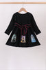 Black princess bamboo dress