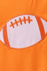 Orange Football 2PC Long Sleeve Swimsuit