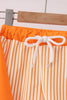 Orange Football 2PC Long Sleeve Swimsuit