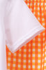 Orange Tennessee Applique Gingham Shorts Set