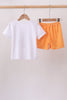 Orange Tennessee Applique Gingham Shorts Set