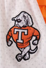 Orange Tennessee Applique Ruffle Shorts Set