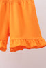 Orange Tennessee Applique Ruffle Shorts Set