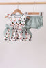 Sage Mallard French Knot Bloomer Set
