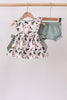 Sage Mallard French Knot Bloomer Set