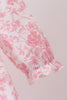 Pink Floral Smocked Dress