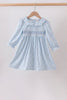 Lavender Floral Smocked Dress