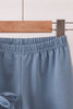 Blue Apple Crayon French Knot Ruffle Pants Set