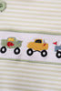 Monster truck embroidery stripe bubble
