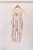 Khaki Goose Bamboo 2PC Romper Set