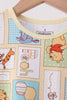 Yellow winnie the pooh bamboo pajama set