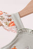 Orange Pumpkin Embroidery Ruffle Bloomer Set