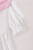 Pink Prayer Embroidery Dress