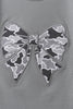 Grey Camouflage Bow Embroidery Ruffle Skorts Set