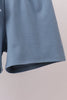 Blue Pumpkin Embroidery Gingham Shorts Set