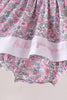 Pink Floral Embroidery Bubble