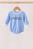 Blue Embroidery Bubble