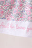 Pink Floral Embroidery Ruffle Dress