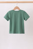 Green Mallard Embroidery Pocket Top
