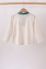 Brown Stripe Mallard Embroidery Top