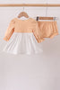 Beige Deer Embroidery Bloomer Set
