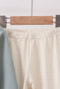 Sage Deer Embroidery Pants Set