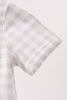 Green Hocus pocus french knot gingham romper