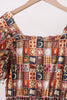 Brown Made to Worship Mom Dress