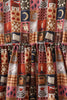 Brown Made to Worship Mom Dress
