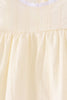 Beige Jacquard Lace Dress