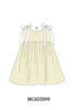 Beige Jacquard Lace Dress